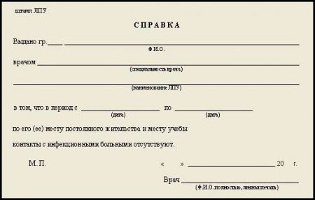 Справка о контактах в Омске